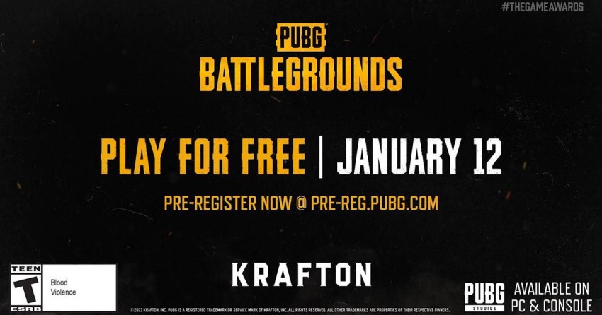 لعبة PUBG مجانية اعتباراً من العام القادم