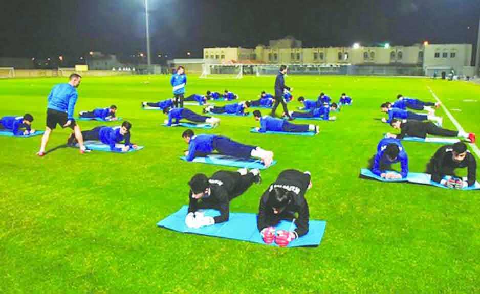 الأزرق يبدأ تدريباته اليوم استعدادا للمباراة الودية أمام ليبيا