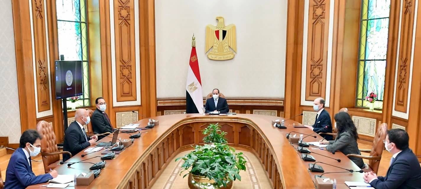 الرئيس السيسي لرئيس شركة تالجو الإسبانية: اتجاه مصر مستمر لزيادة معدلات توطين الصناعة والتكنولوجيا