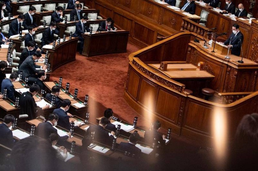 البرلمان الياباني يقر ميزانية 900 مليار دولار للسنة المالية 2022