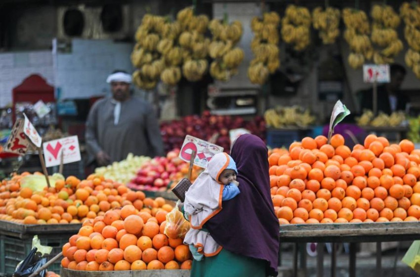 سجل التضخم السنوي في مصر 8.8٪ في فبراير