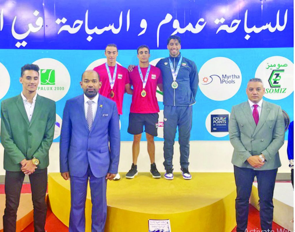 السباحة الأزرق يفوز بميداليتين من الذهب والفضة في اليوم الأول من البطولة العربية 3 الأزرق يفوز بميداليتين من الذهب والفضة في اليوم الأول