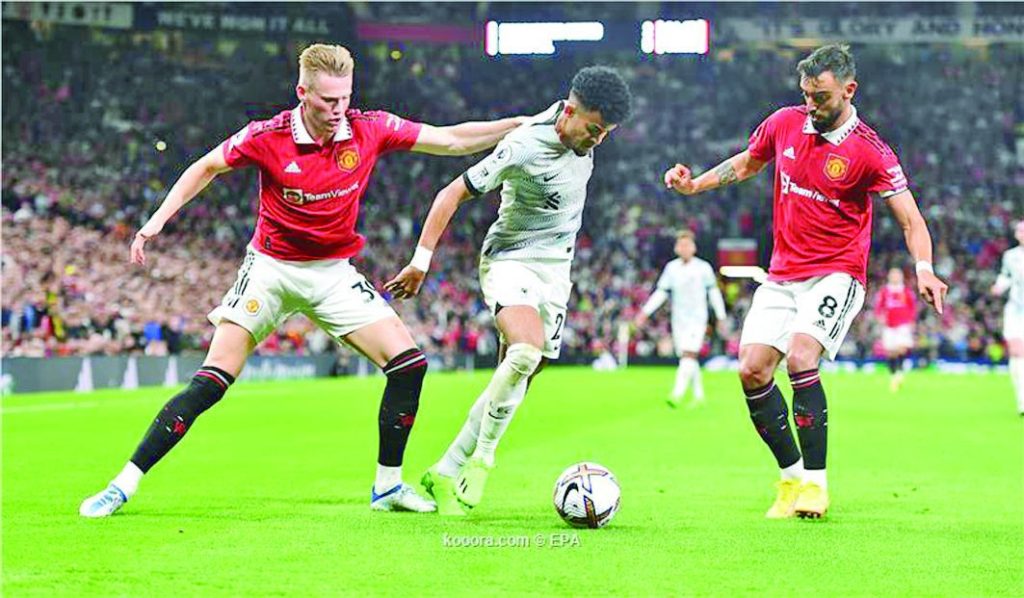 يواصل ليفربول التعثر بسقوطه أمام يونايتد في الدوري الإنجليزي الممتاز 3 ليفربول التعثر بسقوطه أمام يونايتد في الدوري الإنجليزي الممتاز